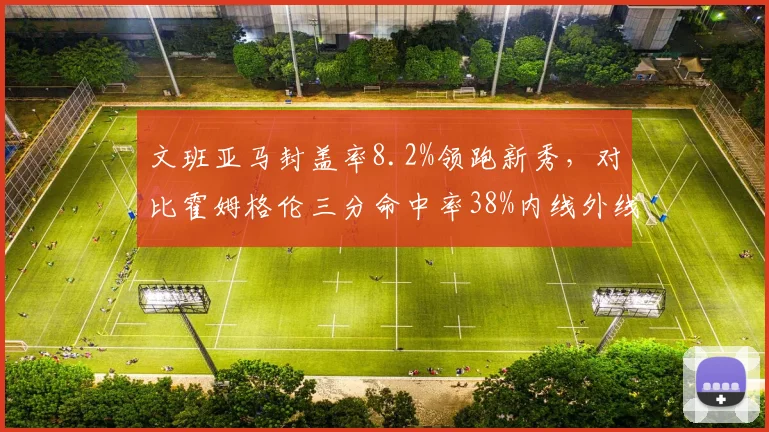 文班亚马封盖率8.2%领跑新秀,对比霍姆格伦三分命中率38%内线外线天赋对决